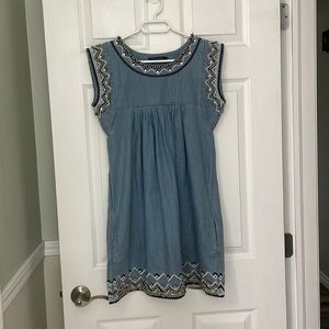 Alexander Mcqueen Denim Dress